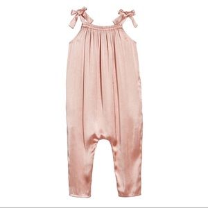 Beautiful Satin Bow Romper
